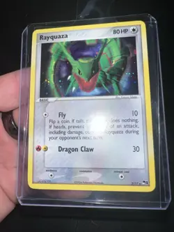 Pokemon TCG Rayquaza Holo Rare Card 3/17 Pop Series 1 Promos NM Condition - Image 1