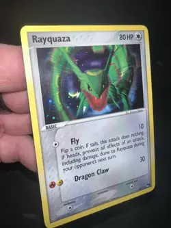 Pokemon TCG Rayquaza Holo Rare Card 3/17 Pop Series 1 Promos NM Condition - Image 4