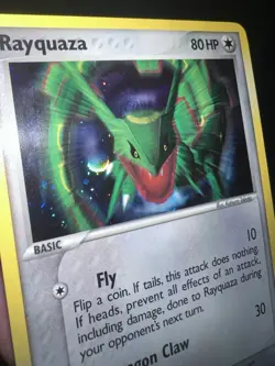 Pokemon TCG Rayquaza Holo Rare Card 3/17 Pop Series 1 Promos NM Condition - Image 5