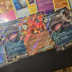 Lot Of 57 Raw Sleeved Pokemon Cards Holographics, Full Art, Trainers, Pokemon - Image 3