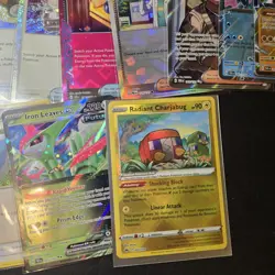 Lot Of 57 Raw Sleeved Pokemon Cards Holographics, Full Art, Trainers, Pokemon - Image 5