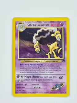 Pokemon TCG 4 Lot Vintage Holo Cards Sabrina's Alakazam , Gardveior Entei Etc - Image 2