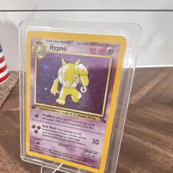Pokemon Hypno Fossil 8/62 Holo Rare 1st Edition 90 HP Card Stage 1 Holo - Image 2