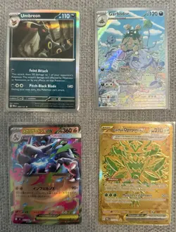 Pokemon TCG Full Art Holo Foil Card Lot 12 English Nintendo Umbreon Charizard - Image 2