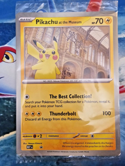 Pikachu At The Museum (MEP) - Oversized Card (Sealed / Mint Condition) UK - Image 1