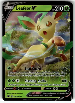 Leafeon V SWSH194 SWSH: Sword & Shield Promo Cards NM Pokemon Card TCG - Image 1