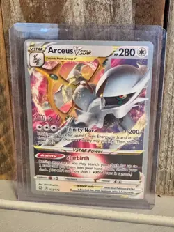 Pokemon Card: Arceus VSTAR 123/172 Swsh09: Brilliant Stars Holo - Image 1