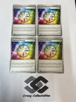 Pokemon Cards Luminous Energy 191/193 4X Card Playset Paldea Evolved Card - Image 1