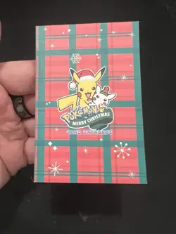 Poncho Pikachu Slowpoke Hood Pokemon Database Christmas Set Cracked Ice Holo - Image 2