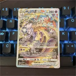 Pokemon Mewtwo VSTAR GG44/GG70 Crown Zenith Galarian Gallery Ultra Rare Holo Ca. - Image 1