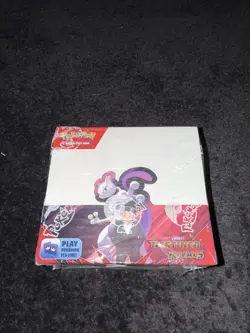 Pokemon Destined Rivals Booster Box Brand New & Factory Sealed with ACRYLIC Case - Image 1