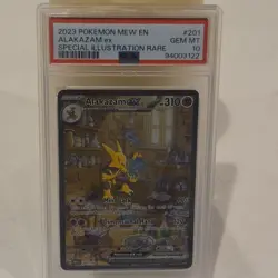 Pokemon TCG Alakazam ex Sv: Scarlet & Violet 151 201/165 Illustration Rare Holo. - Image 1