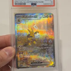 Pokemon TCG Alakazam ex Sv: Scarlet & Violet 151 201/165 Illustration Rare Holo. - Image 2