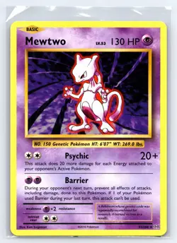 Pokemon TCG Pokemon Mewtwo Rare Regular - LP - Image 1