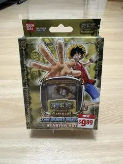 2005 Bandai Vintage One Piece CCG The Quest Begins Sealed Starter Deck English - Image 1