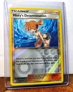 POKEMON MISTY'S DETERMINATION 62/68 REVERSE HOLO HIDDEN FATES NM NEAR MINT - Image 5
