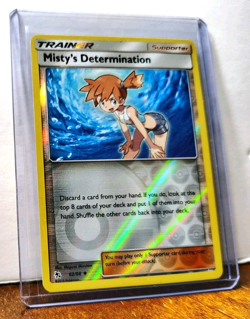 POKEMON MISTY'S DETERMINATION 62/68 REVERSE HOLO HIDDEN FATES NM NEAR MINT - Image 5