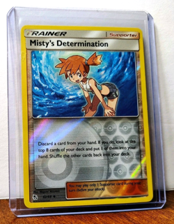 POKEMON MISTY'S DETERMINATION 62/68 REVERSE HOLO HIDDEN FATES NM NEAR MINT - Image 5