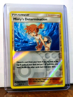 POKEMON MISTY'S DETERMINATION 62/68 REVERSE HOLO HIDDEN FATES NM NEAR MINT - Image 5