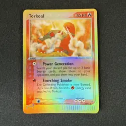 Torkoal 12/97 Reverse Holo Rare Pokemon Card 2003 EX Dragon - Image 1