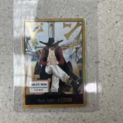 DON!! Card (Dracule Mihawk) (Gold) - The Azure Sea's Seven (OP14) - Image 1