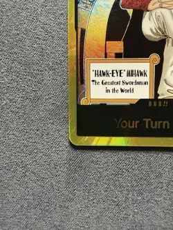 One Piece Card Gold Frame Dracule Mihawk DON!! Card OP14 THE AZURE SEA'S SEVEN - Image 4