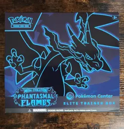 Pokemon Mega Evolution Phantasmal Flames Pokemon Center ETB (EMPTY BOX!!) - Image 1