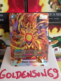 Dragon Ball Super Card Game Fusion World EN Nuova Shenron (V2) FB07-034★ SR NEUF - Image 1