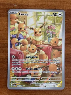 Eevee 188/167 Sv06 Twilight Masquerade Illustration Rare Holo Pokemon TCG - Image 1