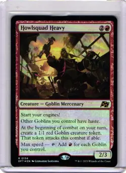 MTG Howlsquad Heavy 134 Aetherdrift Rare Foil - Image 1