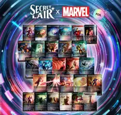 MTG Secret Lair Marvel Superdrop Astonishing FOIL Bundle - Brand New Sealed - Image 1