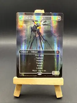 Sire of Seven Deaths (Borderless) (Mana Foil) Foundations Foil - Image 1