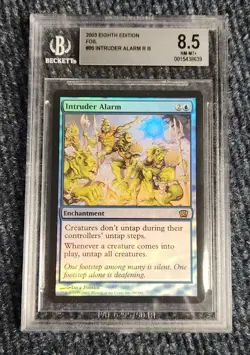 MTG - INTRUDER ALARM - 8th Edition Foil Rare - Graded BGS 8.5 - Image 1