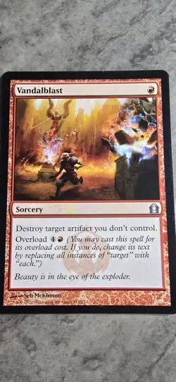 Vandalblast Return to Ravnica Regular Sorcery Uncommon MTG LP - Image 1