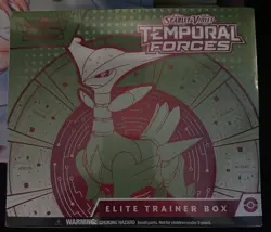 Pokemon TCG Temporal Forces Elite Trainer Box ETB - Factory Sealed Iron Leaves - Image 1