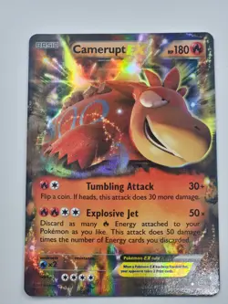 Pokemon Camerupt EX 29/160 M Mega Camerupt EX XY198 Promo Card Lot Of 2 Bundle - Image 2