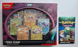 Pokemon Premium eX Collection Tera Team w/20 Card Booster Pack - See Description - Image 1