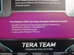 Pokemon Premium eX Collection Tera Team w/20 Card Booster Pack - See Description - Image 4