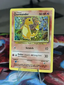 Charmander 001/034 Trading Card Game Classic Holo NM Pokemon TCG - Image 3