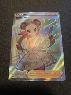 Pokemon TCG Roxanne Astral Radiance Holo Full Art Ultra Rare Card 188/189 - Image 1