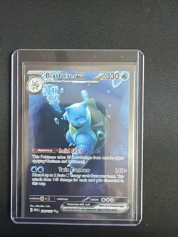 Pokemon Scarlet & Violet 151 TCG Blastoise EX 200/165 Special Illustration Mint - Image 1