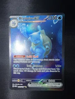 Pokemon Scarlet & Violet 151 TCG Blastoise EX 200/165 Special Illustration Mint - Image 2