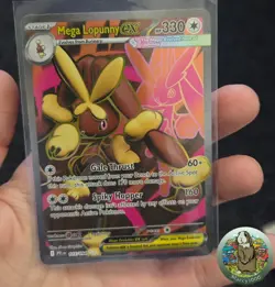 Pokemon TCG Mega Lopunny Phantasmal Flames 115/094 Ultra Rare Full Art Mint - Image 1