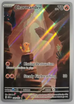 Charmander 168/165 Sv: Pokemon Scarlet & Violet 151 Holo NM (1 of 2) - Image 1