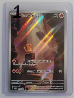 Charmander 168/165 Sv: Pokemon Scarlet & Violet 151 Holo NM (1 of 2) - Image 3