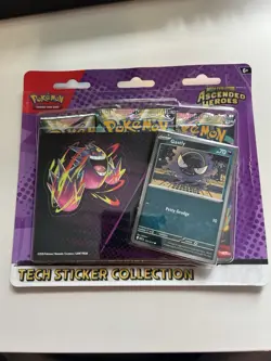 Pokemon Ascending Hero’s Tech Sticker Collection 3 Pack - Factory Sealed New - Image 1