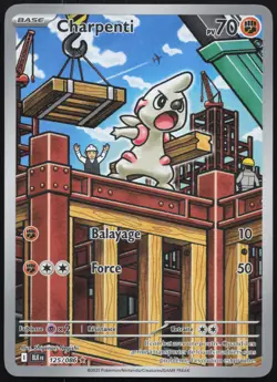 Carte Pokemon Charpenti 125/086 Foudre Noire Francais - Image 1