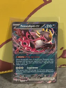 Fezandipiti ex 38/64 Ultra Rare Shrouded Fable NM Pokemon TCG Card - Image 1