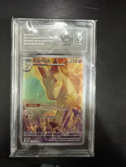 Pokemon TCG Rapidash | # 189 | SV Destined Rivals | Illustration Rare | TAG 9 - Image 1