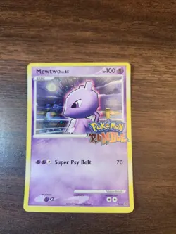 2009 Pokemon TCG #9/16 Mewtwo LV.65 Pokemon Rumble Stamp - Very Rare! - Image 1